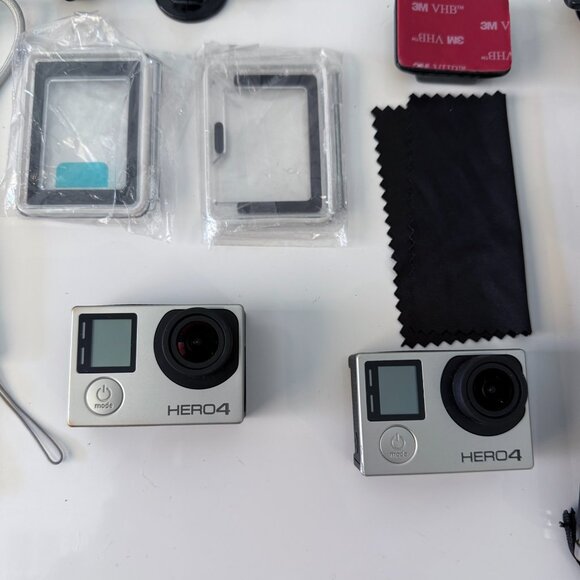 GO PRO HERO4 - 2 GO PRO's + 28 Piece Accessory Kit - Picture 2 of 10